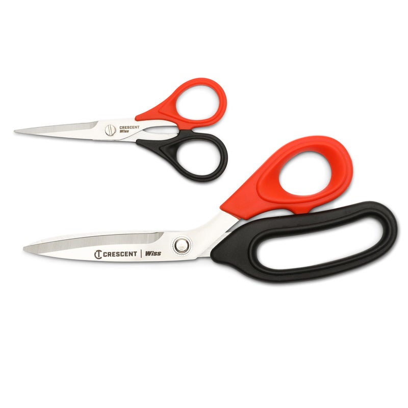 Wiss Crescent Wiss 2 Piece Home and Craft Scissor Set, 5-Inch and 8-1/2-Inch - WHCS2 - Image 1